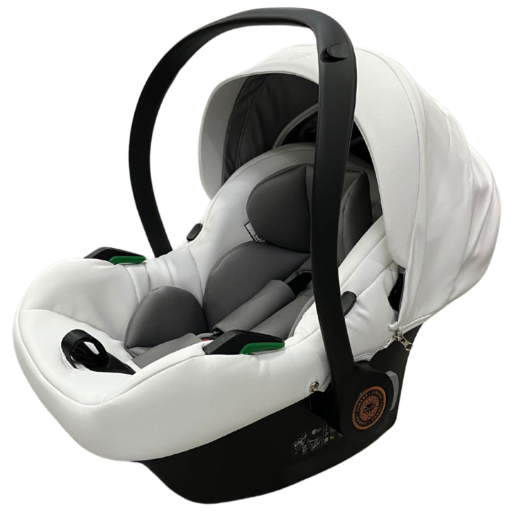 Junama Handcraft 4 in 1 Isofix Travel System, White Rose Gold