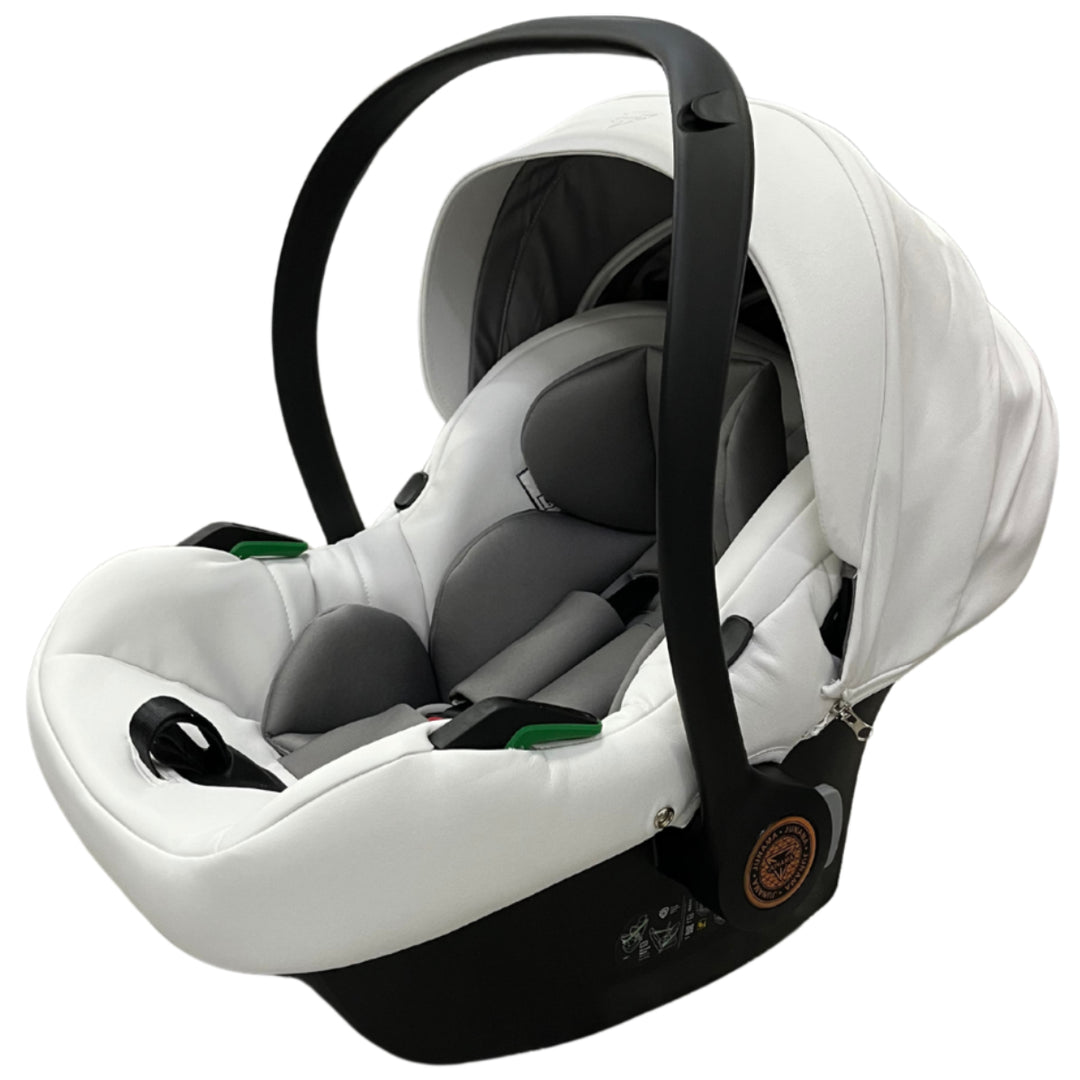 Junama Handcraft 3 in 1 Travel System, White Rose Gold