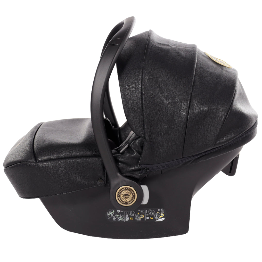 Junama Handcraft Glitter 4 in 1 Isofix Travel System, Black