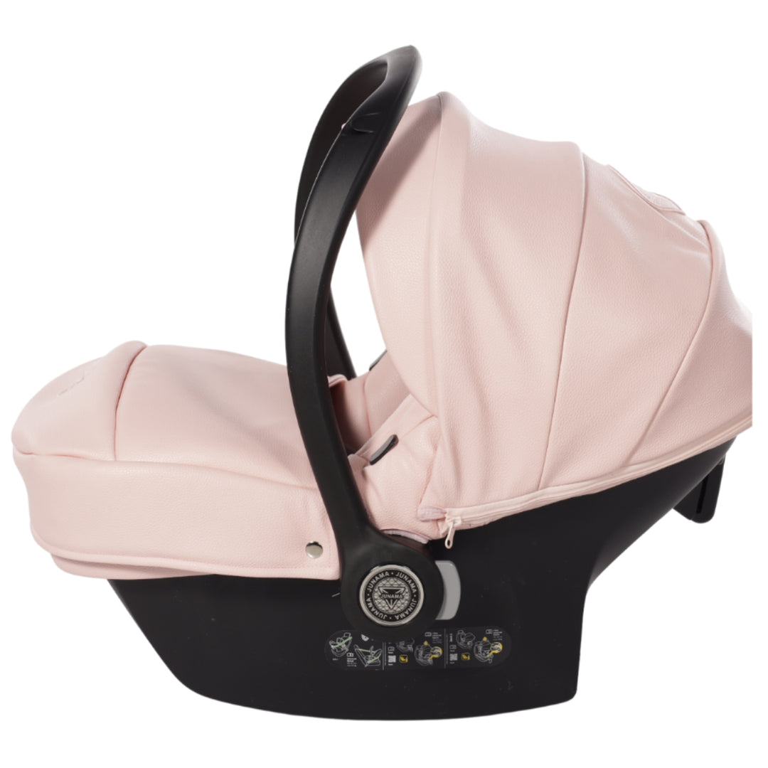 Junama Handcraft Glitter 4 in 1 Isofix Travel System, Pink