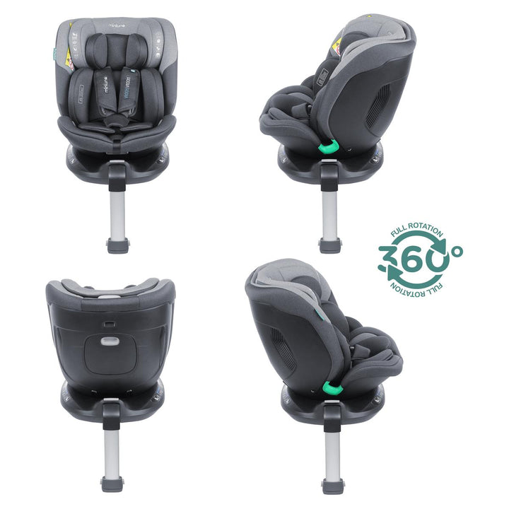 Miniuno TouraGo Infinityfix Travel System + Free Isofix Base, Shamrock