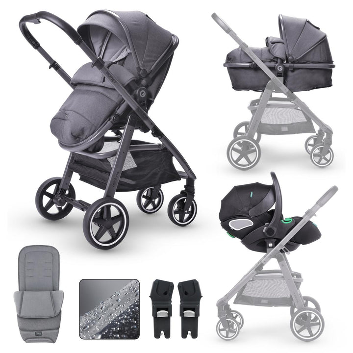 Miniuno TouraGo Travel System, Anthracite
