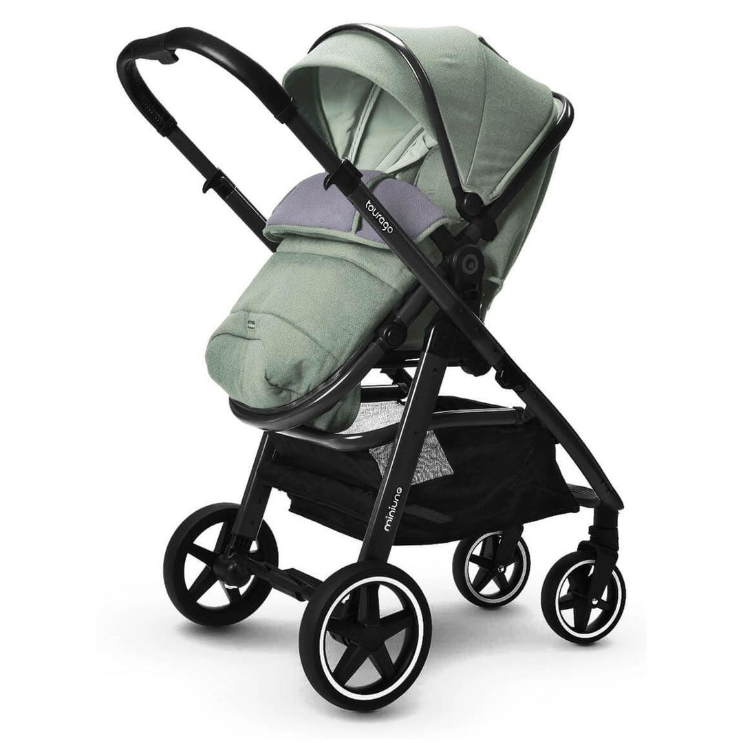 Miniuno TouraGo Infinityfix Travel System + Free Isofix Base, Shamrock