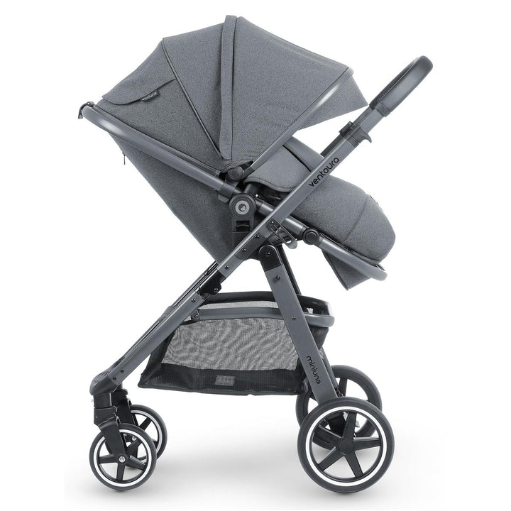Miniuno VenToura Travel System + Free Isofix Base, Anthracite