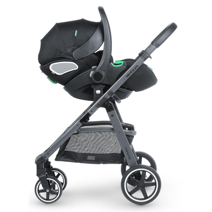 Miniuno VenToura Travel System + Free Isofix Base, Shamrock
