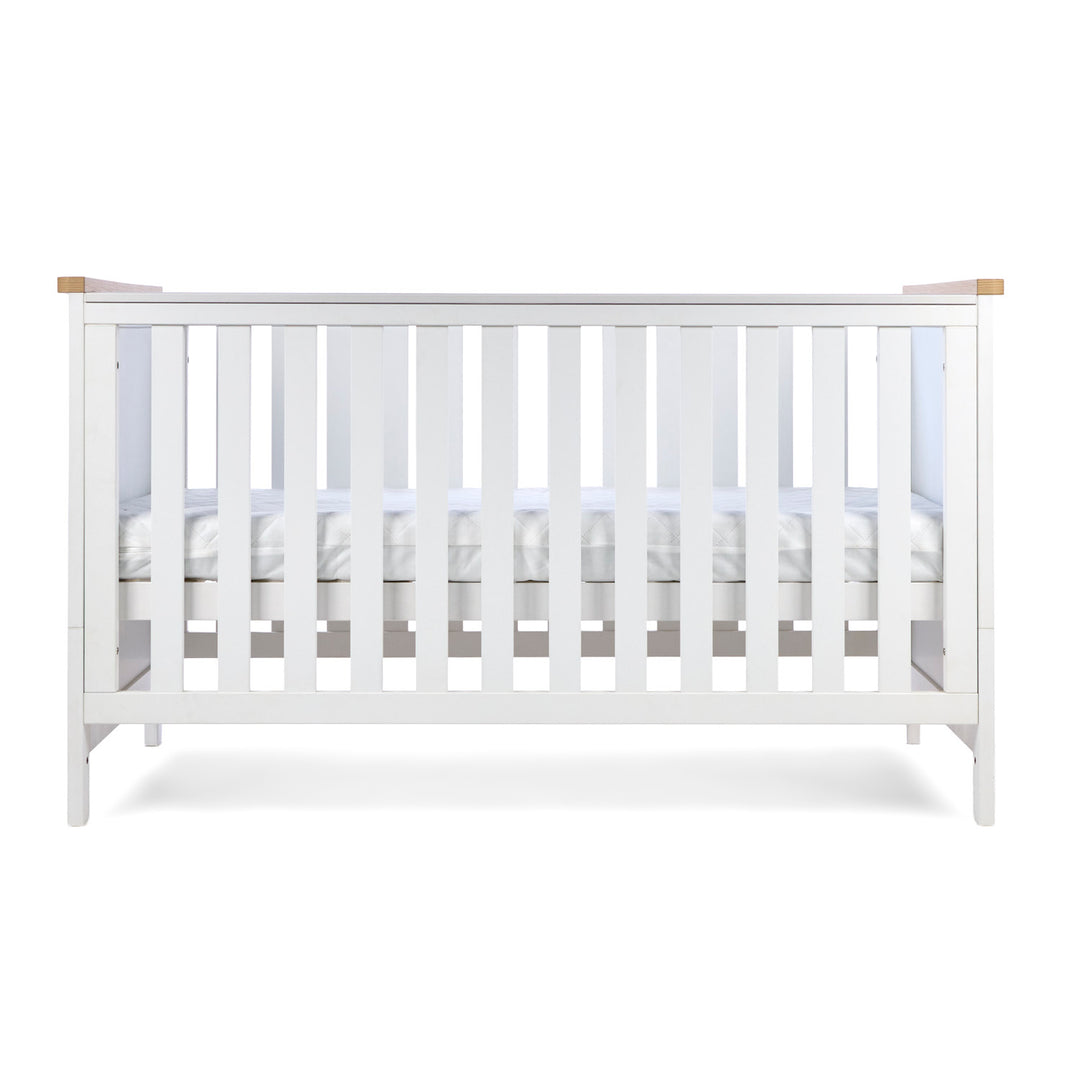 Tutti Bambini Misha Cot Bed White & Golden Oak 3