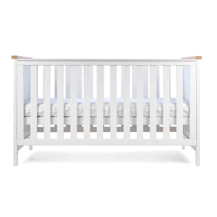 Tutti Bambini Misha Cot Bed White & Golden Oak 3
