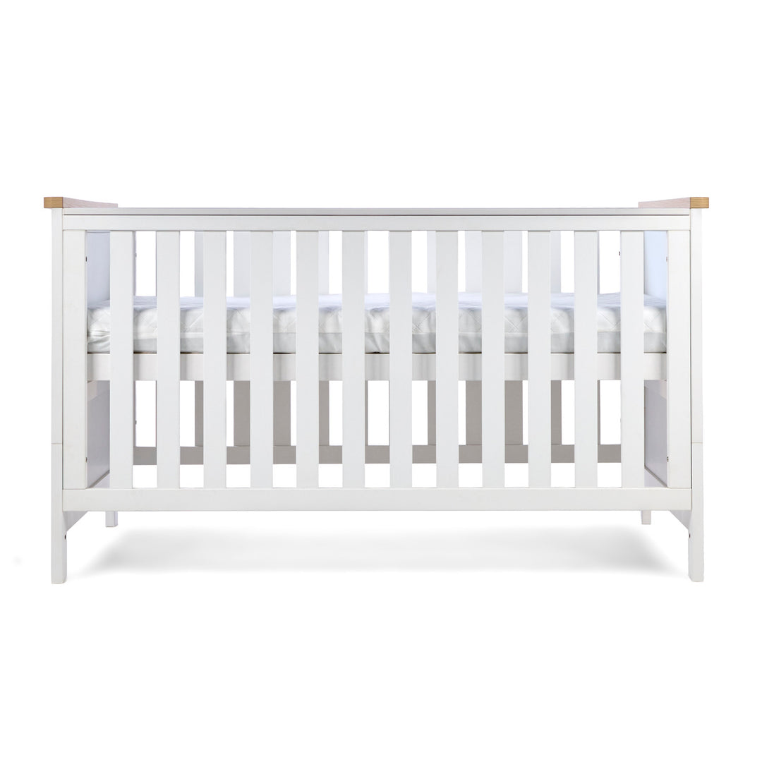 Tutti Bambini Misha Cot Bed White & Golden Oak 4