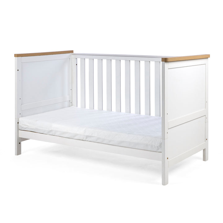 Tutti Bambini Misha Cot Bed White & Golden Oak 6