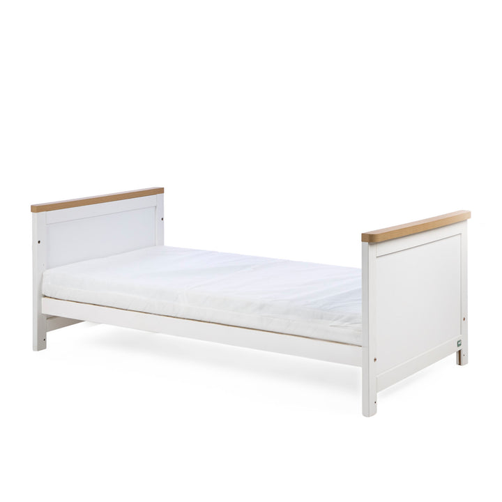 Tutti Bambini Misha Cot Bed White & Golden Oak 7