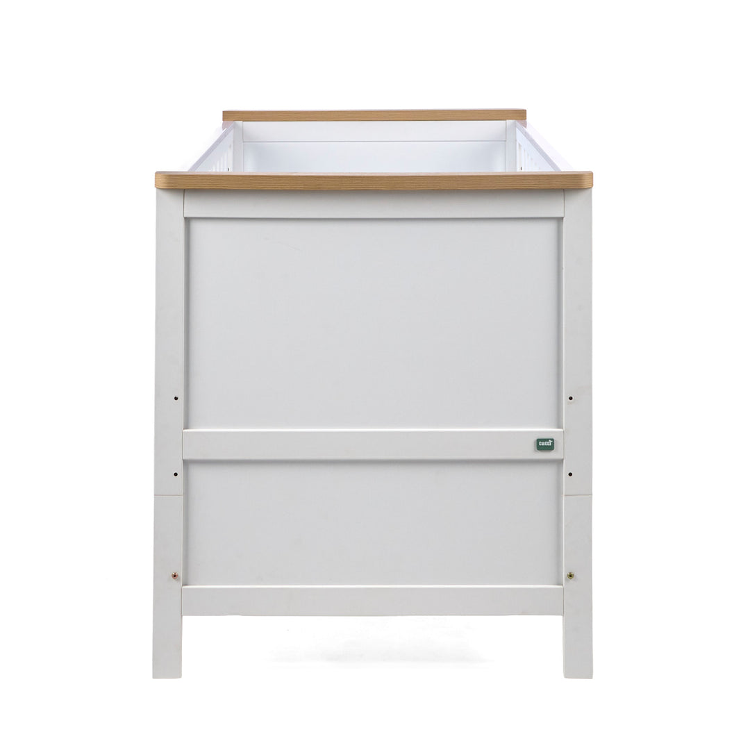 Tutti Bambini Misha Cot Bed White & Golden Oak 9