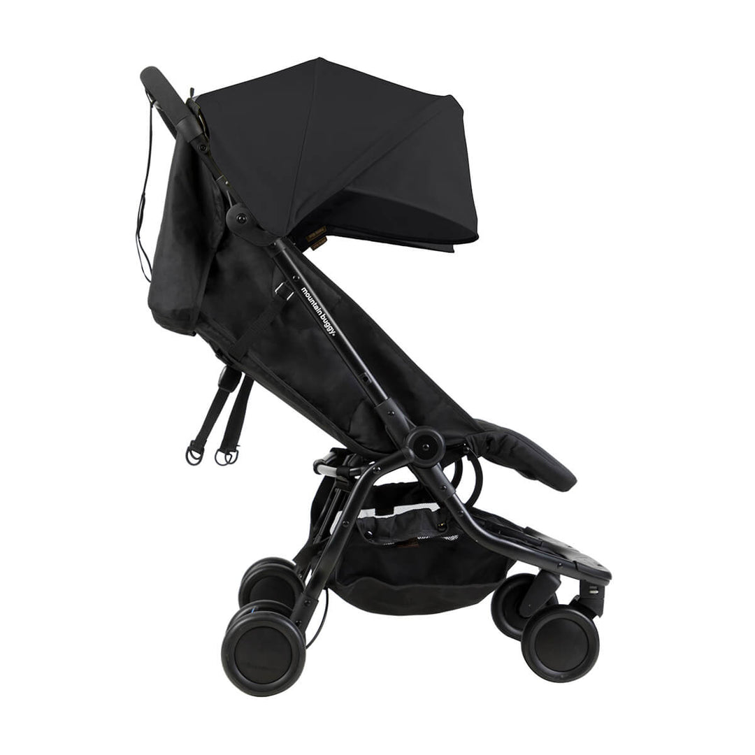 Mountain Buggy Nano Duo Twin Stroller From Birth Bundle, Black