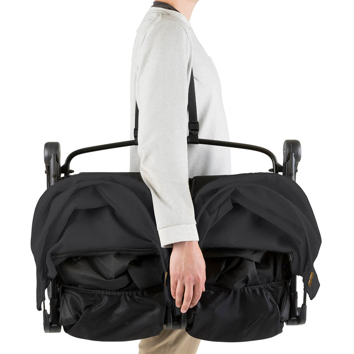 Mountain Buggy Nano Duo Twin Stroller, Black