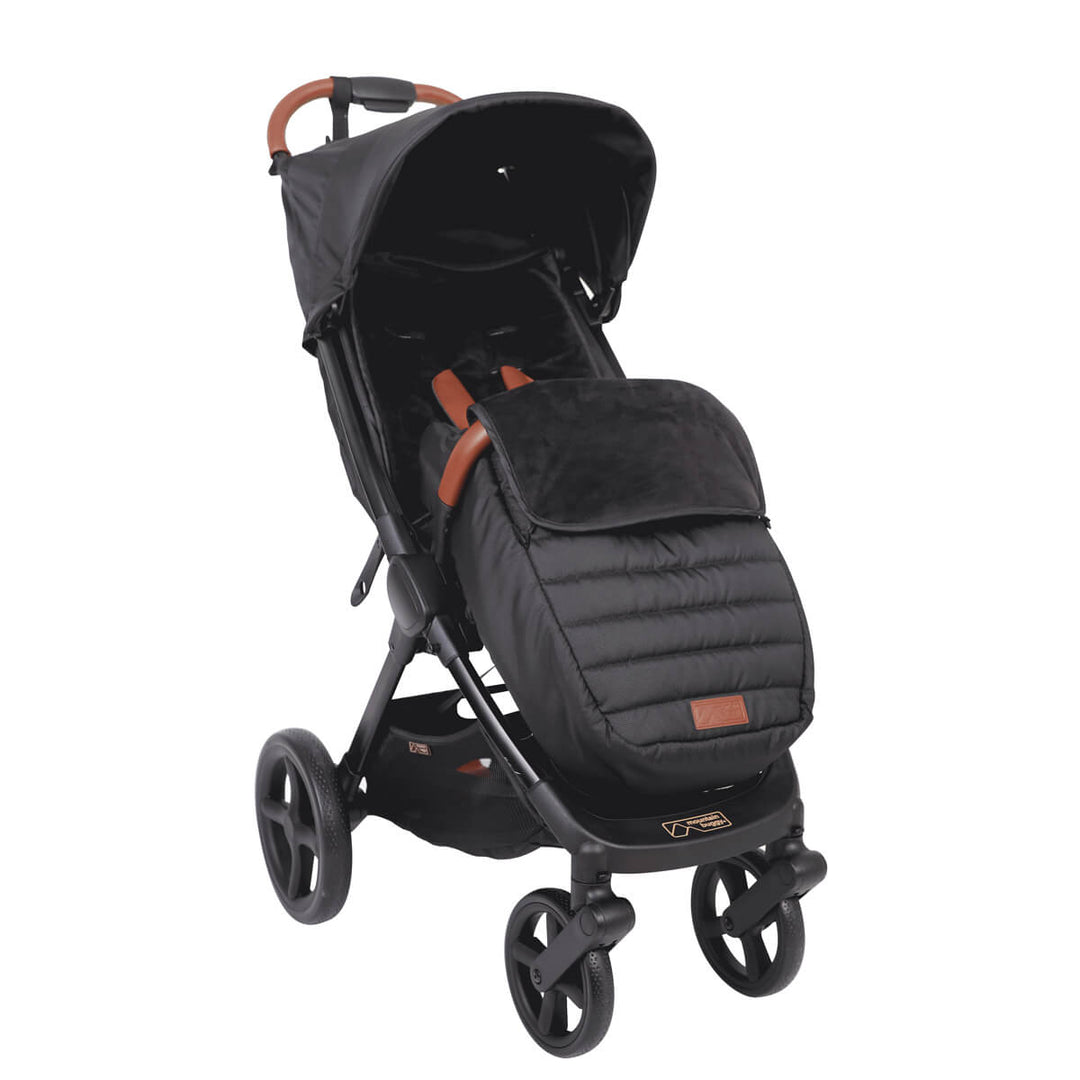 Mountain Buggy Nano Urban Compact Stroller + Accessory Pack, Black