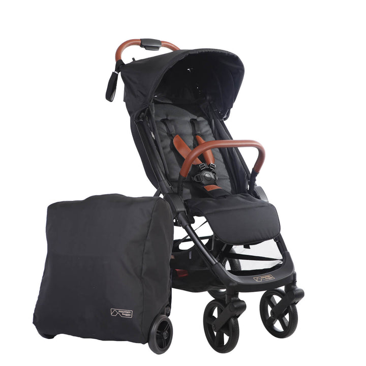 Mountain Buggy Nano Urban Compact Stroller + Accessory Pack, Black