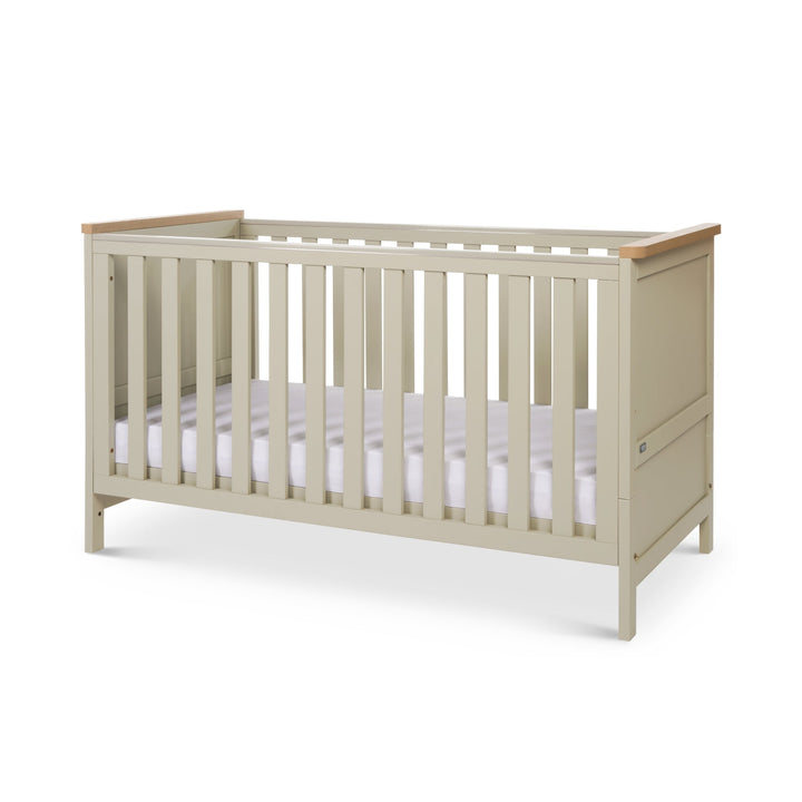 Tutti Bambini Misha Cot Bed Mushroom & Golden Oak 1