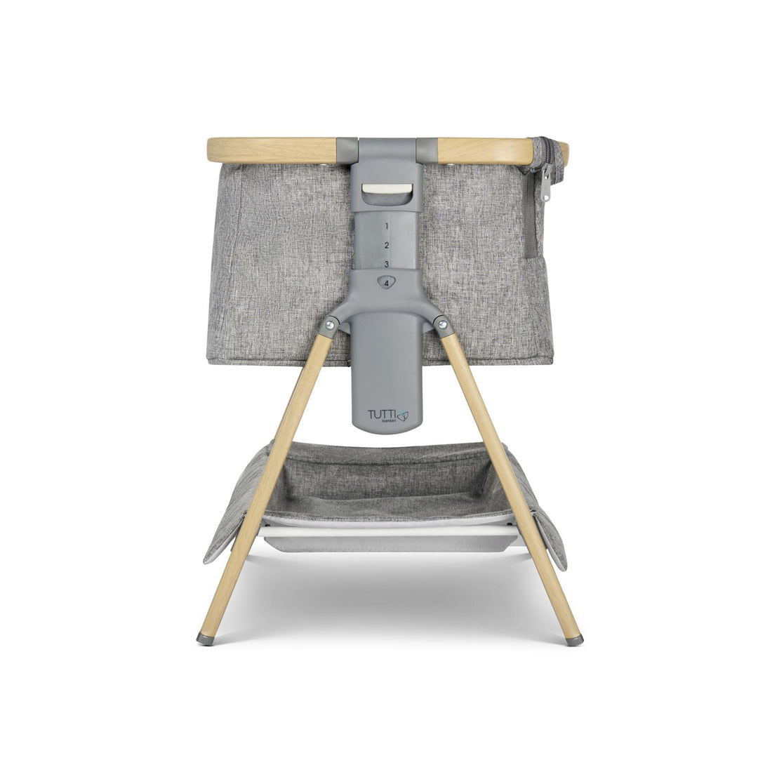 Tutti Bambini CoZee Mini Me Play Crib Oak & Charcoal 1