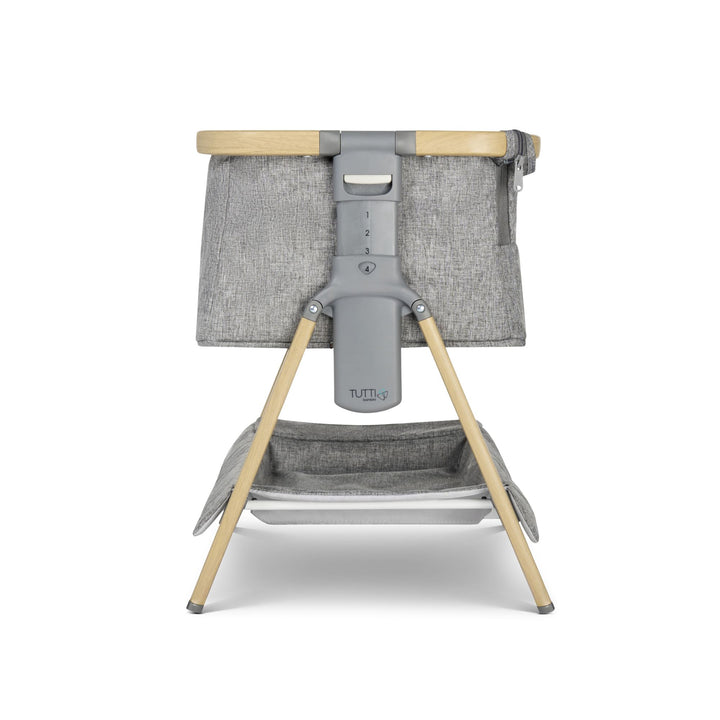 Tutti Bambini CoZee Mini Me Play Crib Oak & Charcoal 1