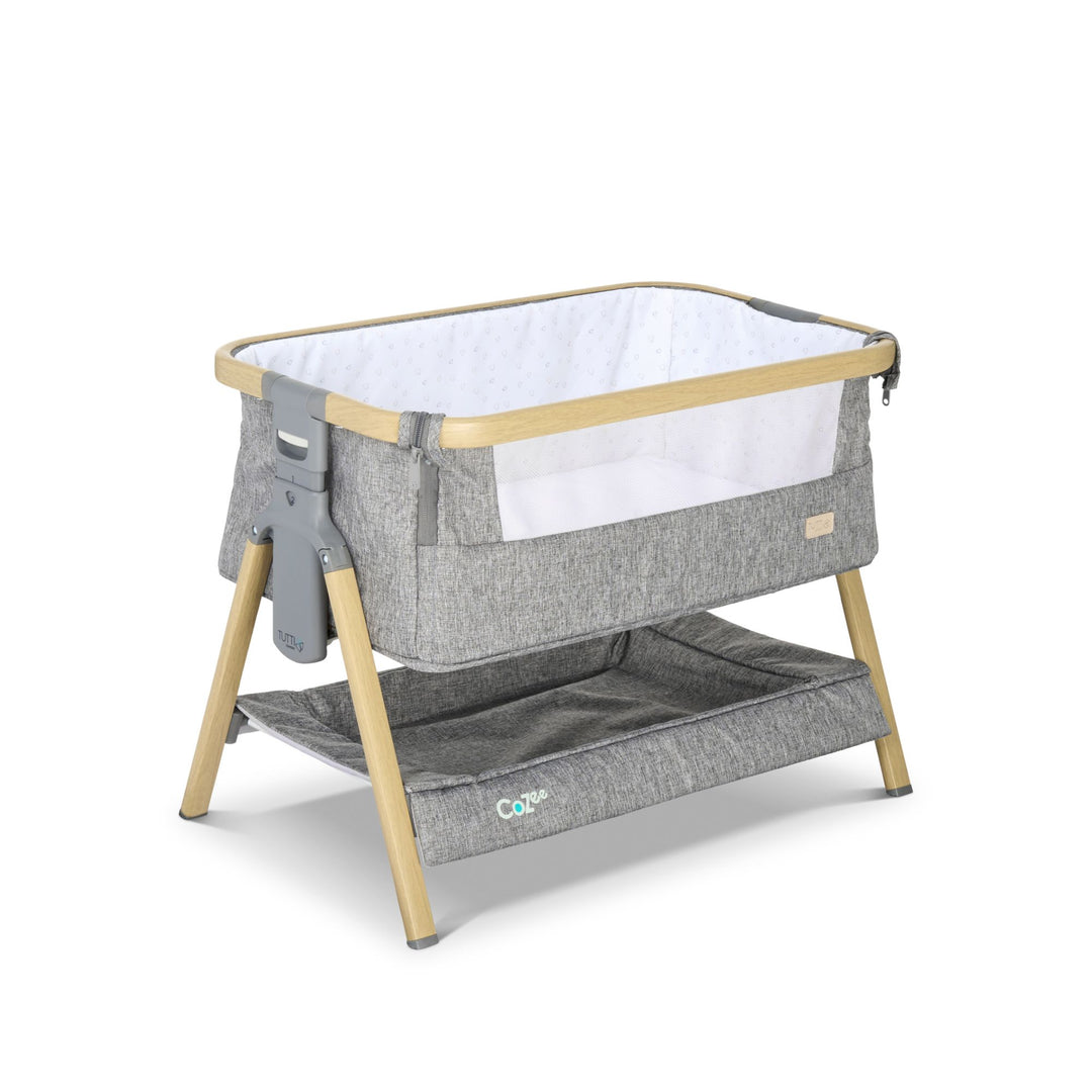 Tutti Bambini CoZee Mini Me Play Crib Oak & Charcoal 2