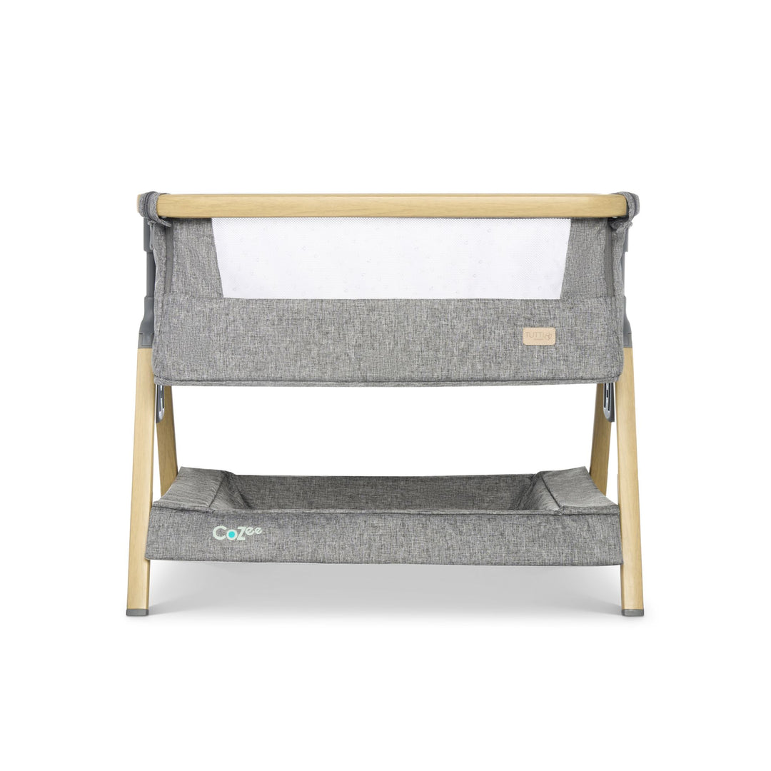 Tutti Bambini CoZee Mini Me Play Crib Oak & Charcoal 3