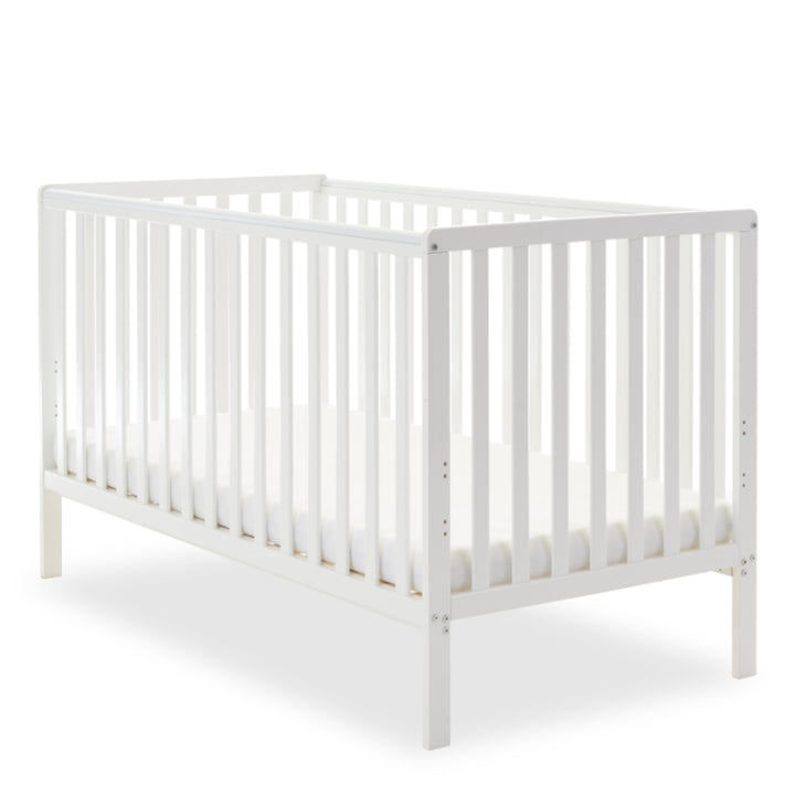 Obaby Bantam Cot Bed + Under Drawer, White