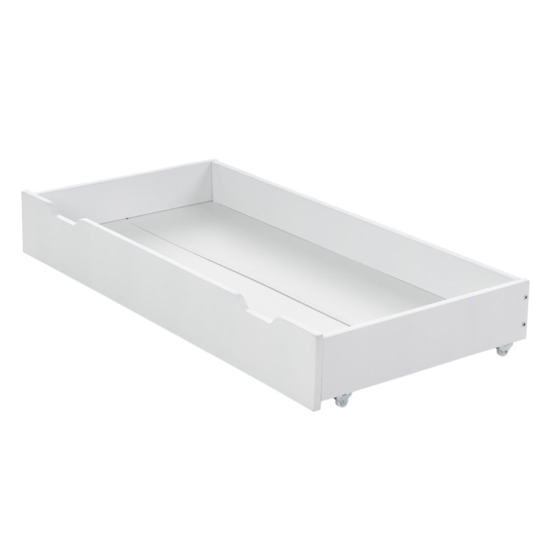 Obaby Bantam Cot + Under Drawer, White