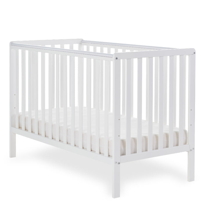 Obaby Bantam Cot + Under Drawer, White
