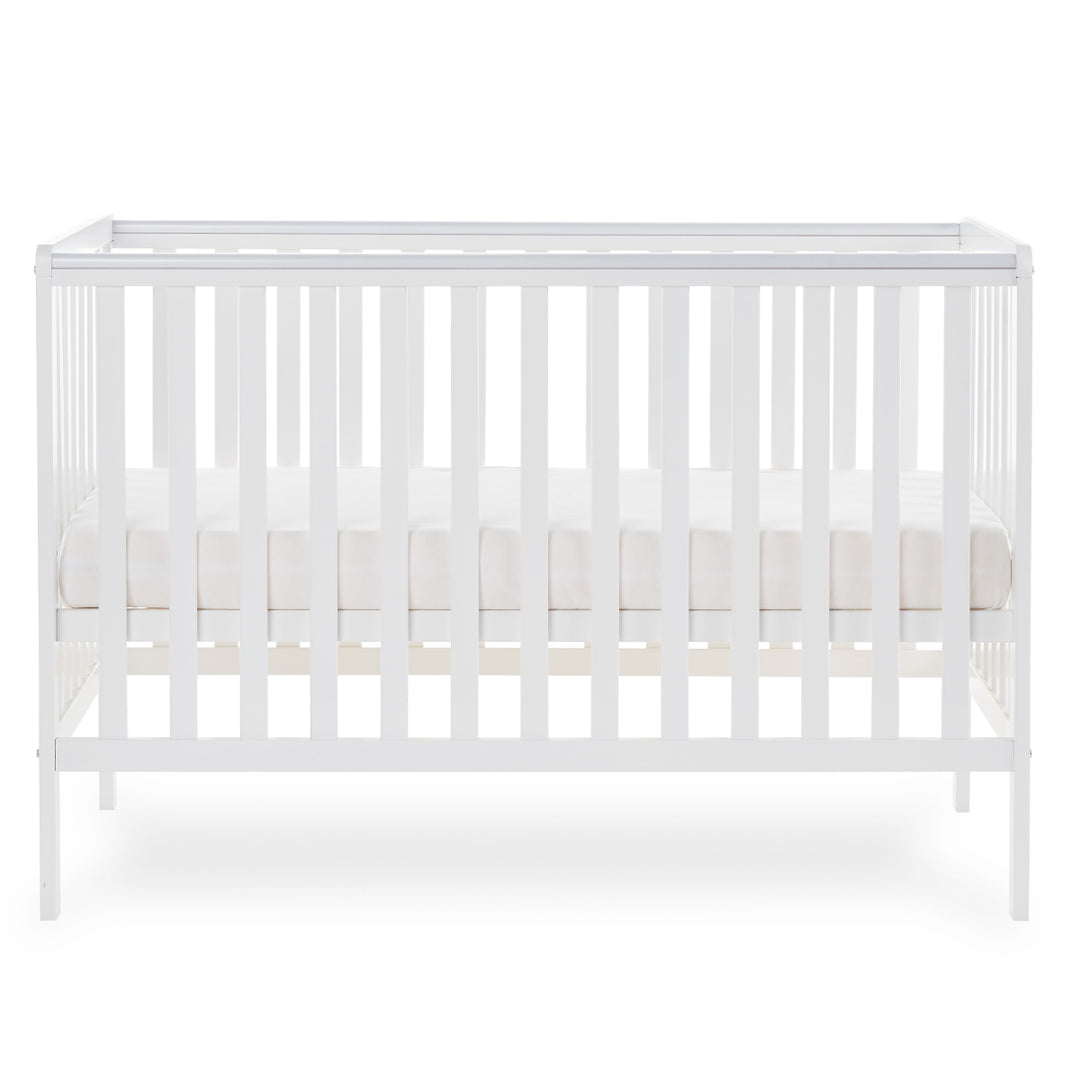Obaby Bantam Cot + Under Drawer, White