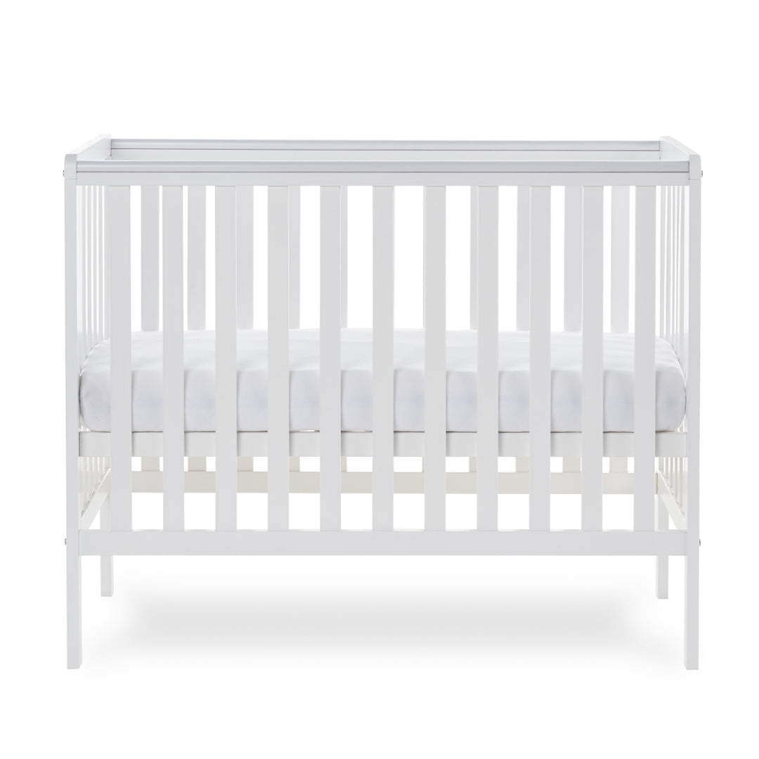 Obaby Bantam Space Saver Cot, White