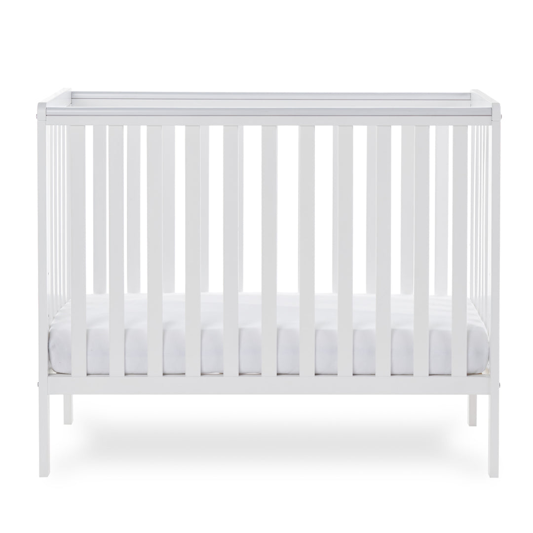 Obaby Bantam Space Saver Cot, White