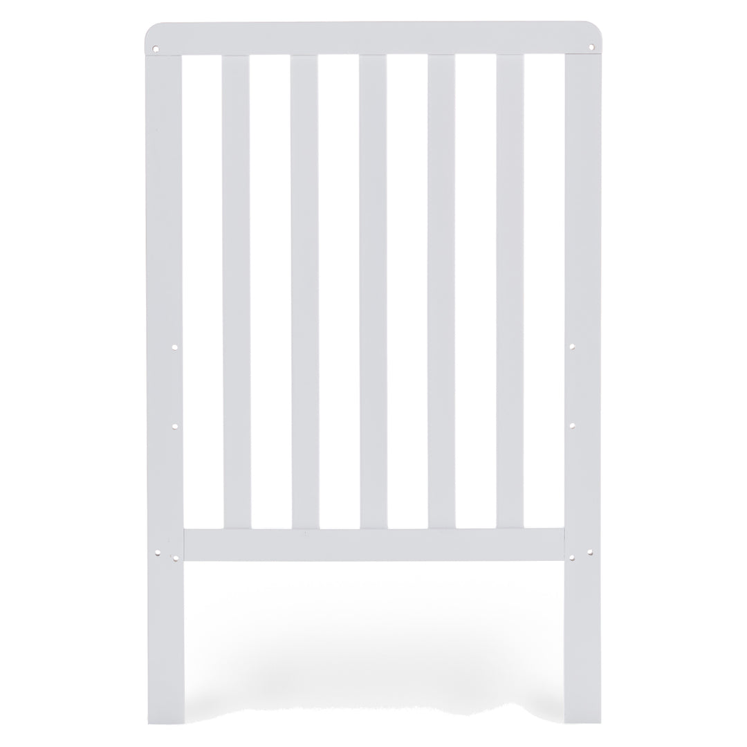 Obaby Bantam Space Saver Cot + Fibre Mattress, White