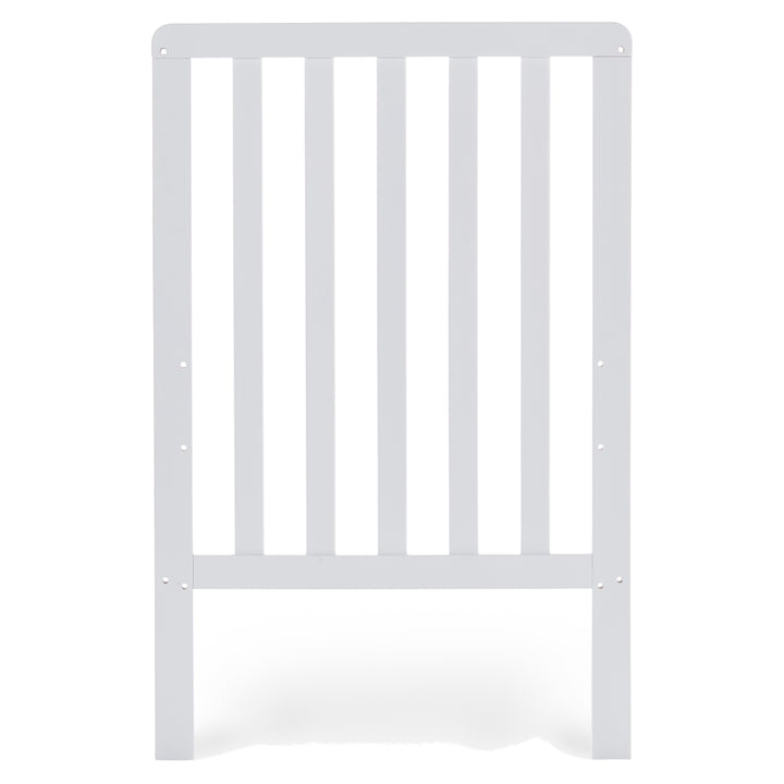 Obaby Bantam Space Saver Cot + Fibre Mattress, White