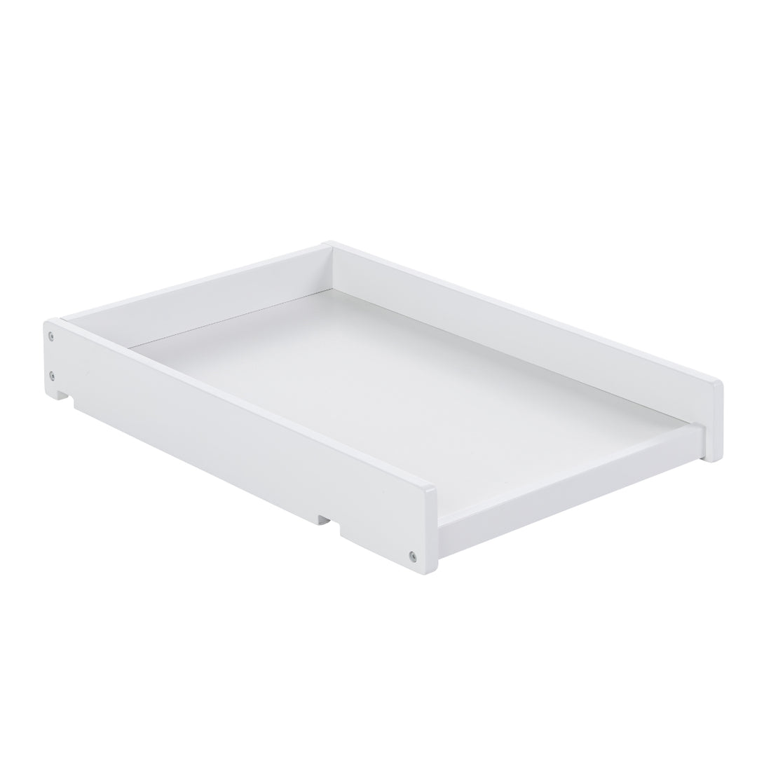 Obaby Bantam Space Saver Cot + Cot Top Changer, White