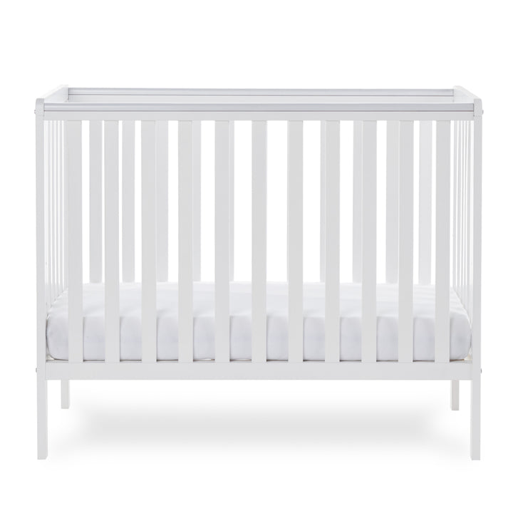Obaby Bantam Space Saver Cot + Under Drawer, White