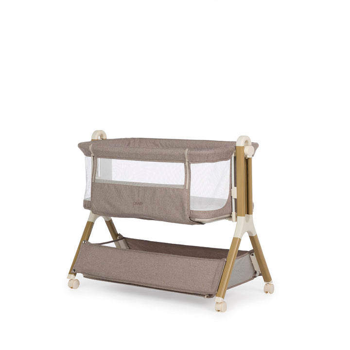 Obaby Cloud Bedside Crib - Nutmeg
