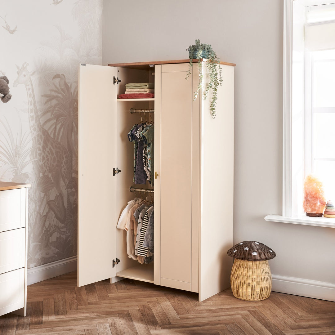 Obaby Evie Double Wardrobe Cashmere