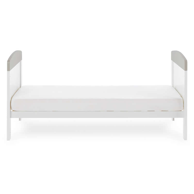 Obaby Grace Inspire Cot Bed, Me & Mini Me Elephants Grey