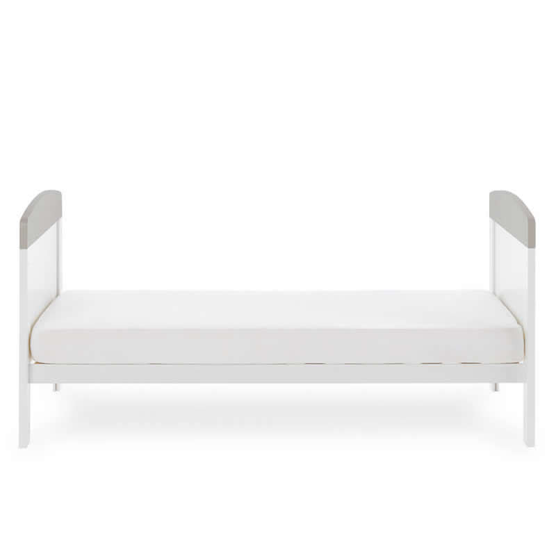 Obaby Grace Inspire Cot Bed & Underdrawer, Hello World Koala Grey
