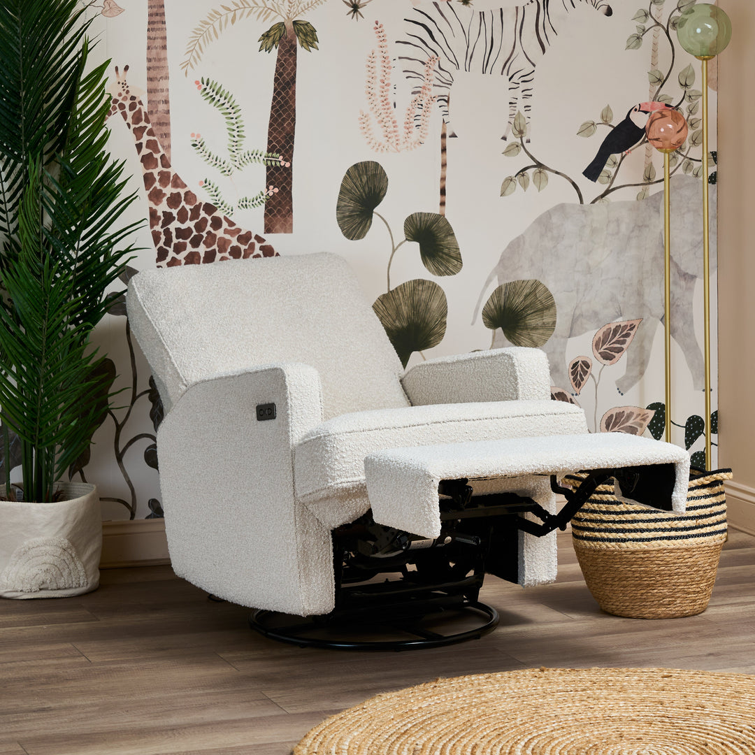Obaby Madison Electric Recliner Chair - Bouclé Style
