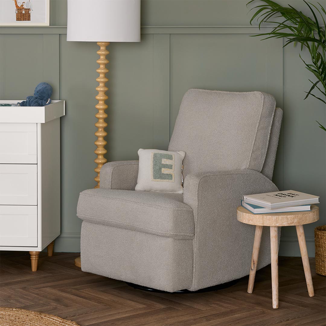Obaby Madison Electric Recliner Chair - Teddy Fabric Truffle