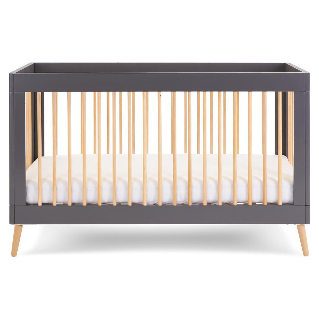 Obaby Maya Cot Bed, Slate with Natural