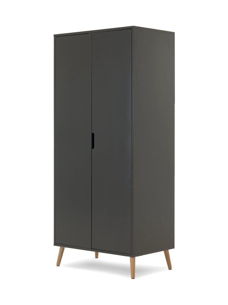 Obaby Maya Double Wardrobe Slate with Natural
