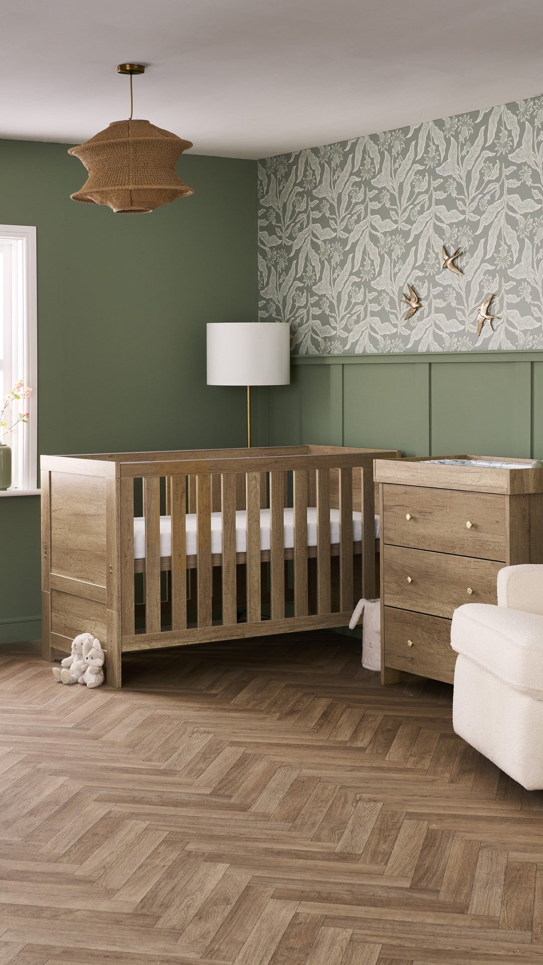 Obaby Nika 2 Piece Room Set - Oak