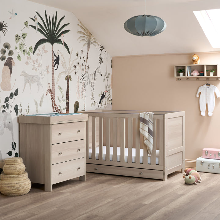 Obaby Nika 2 Piece Room Set & Underdrawer - Aspen lifestyle