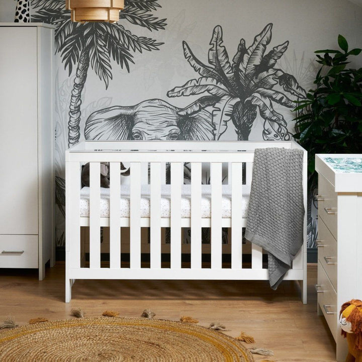 Obaby Nika 140x70cm Underdrawer, White Wash