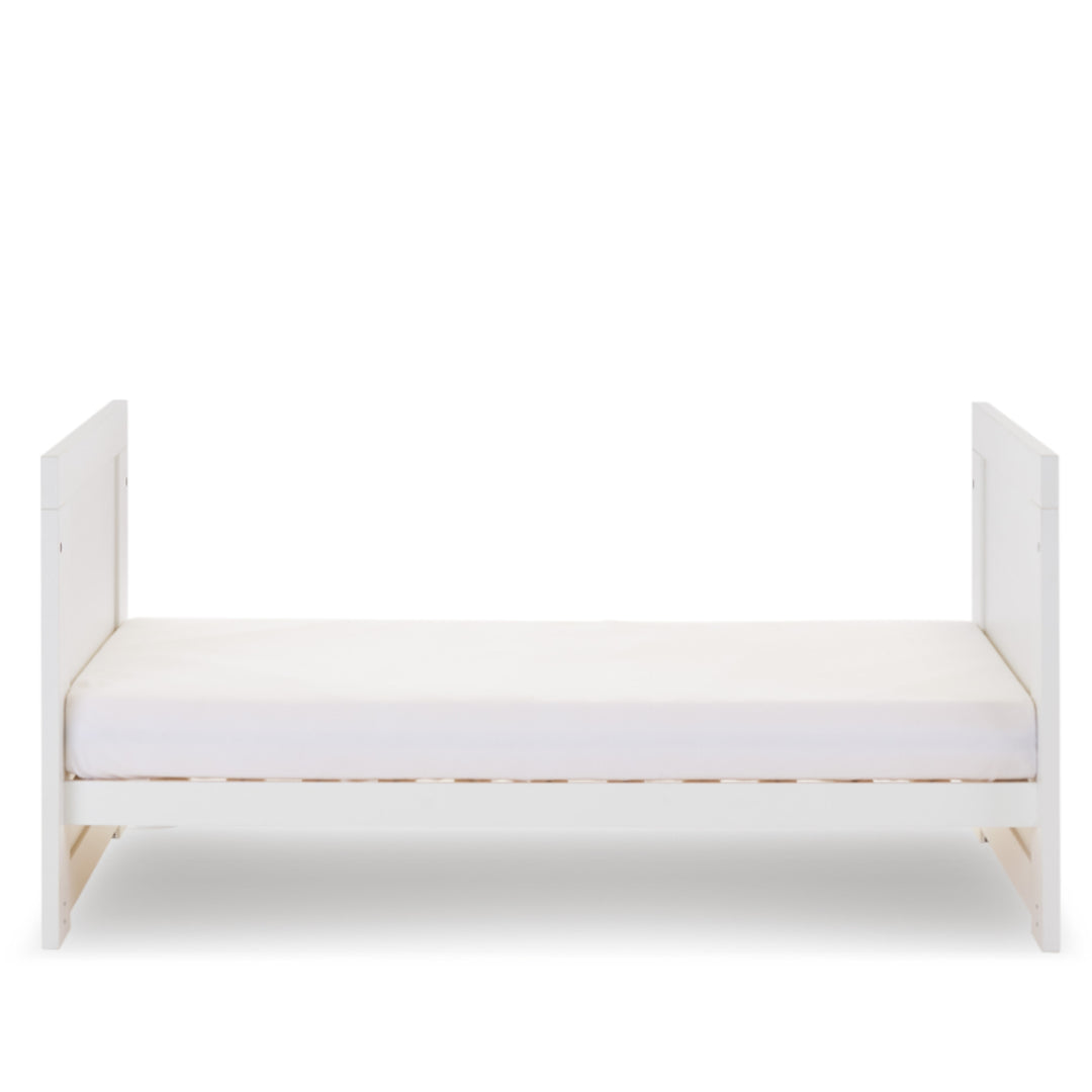 Obaby Nika Mini Cot Bed 2 Piece Room Set, White Wash
