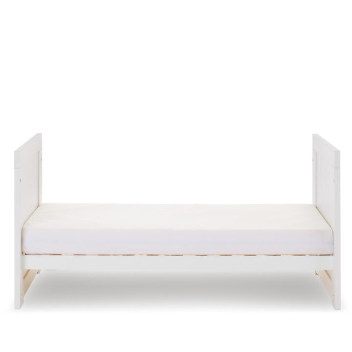 Obaby Nika Mini Cot Bed 3 Piece Room Set, White Wash