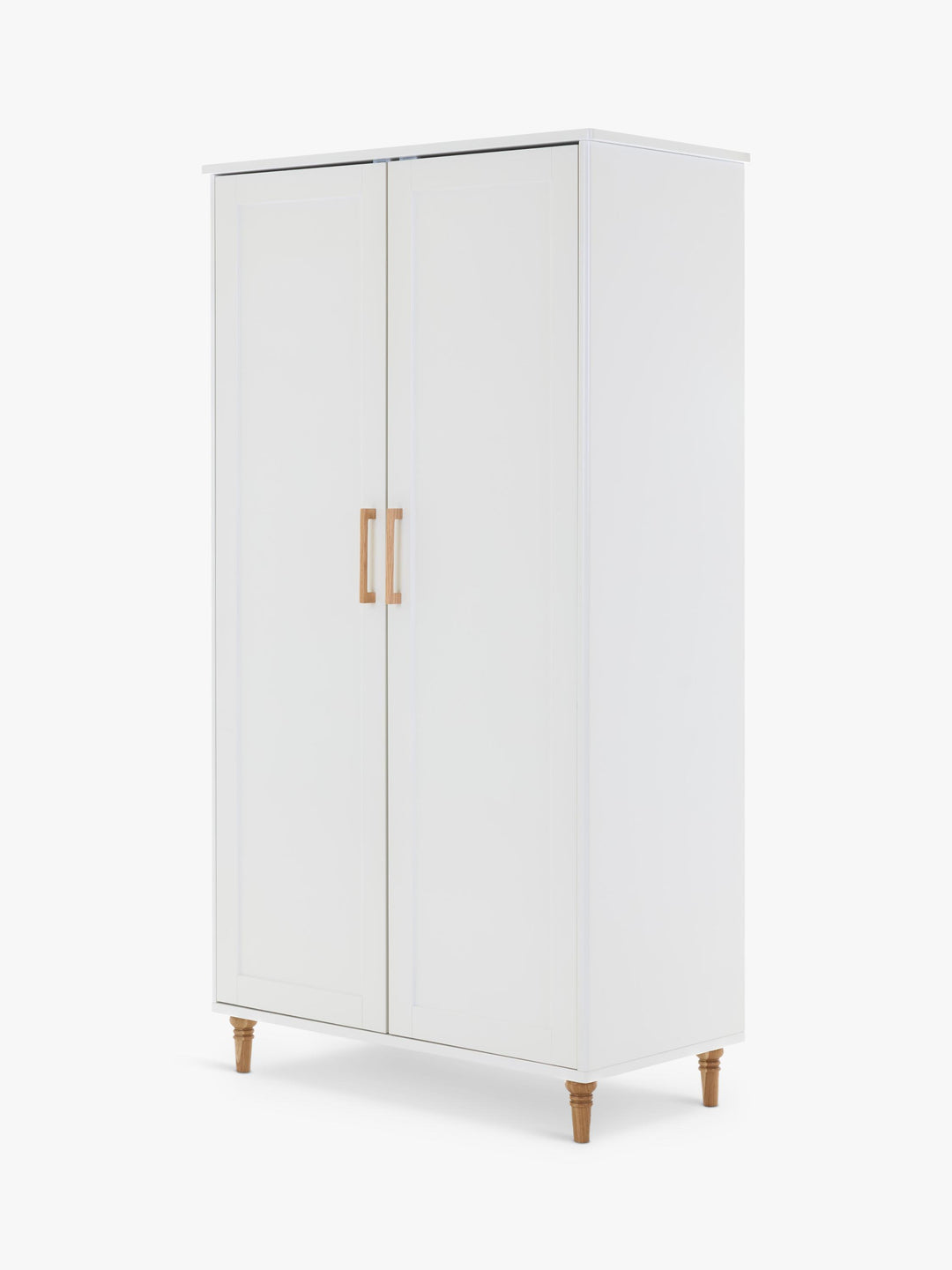 Obaby Orla Double Wardrobe - White with Natural