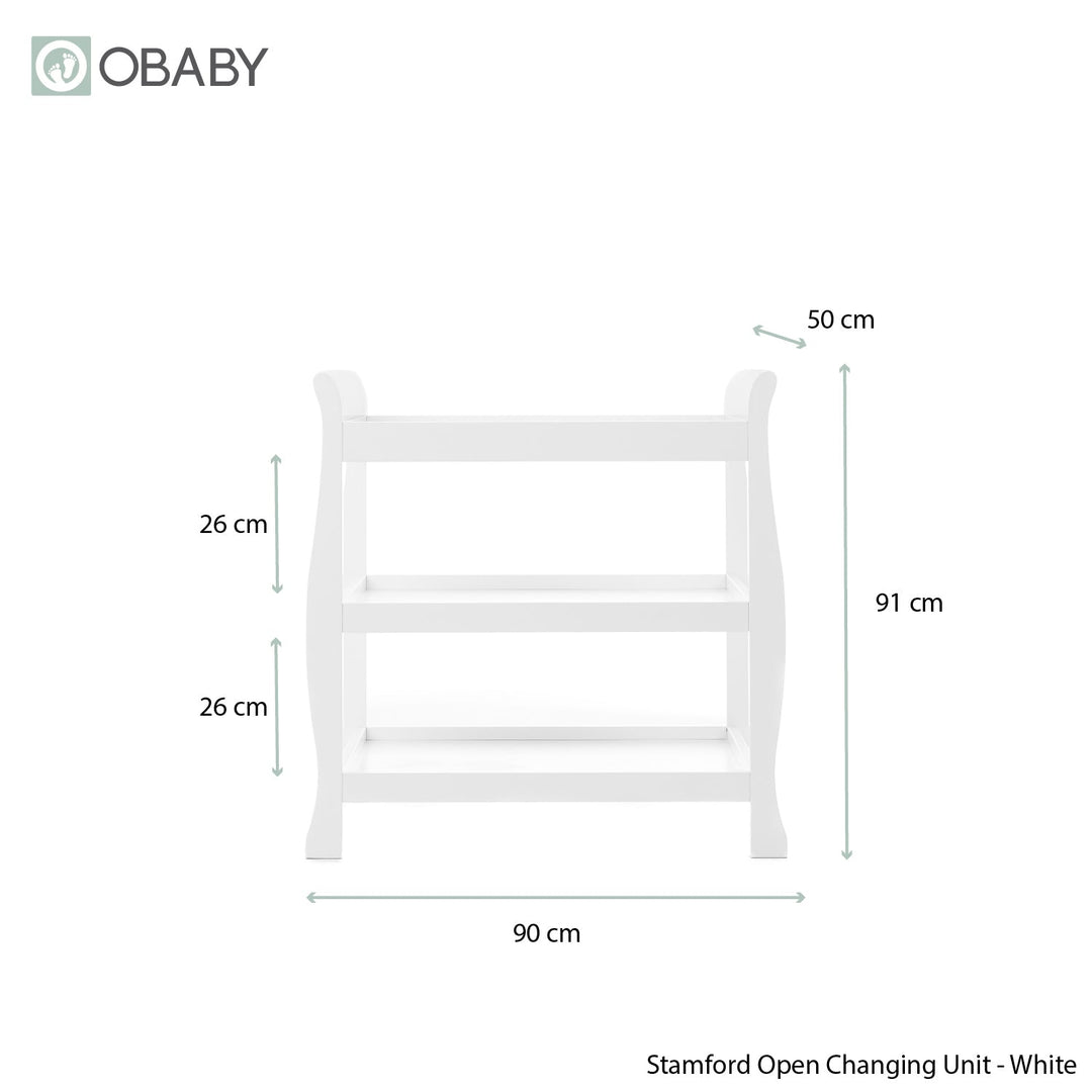 Obaby Stamford changing unit dimensions