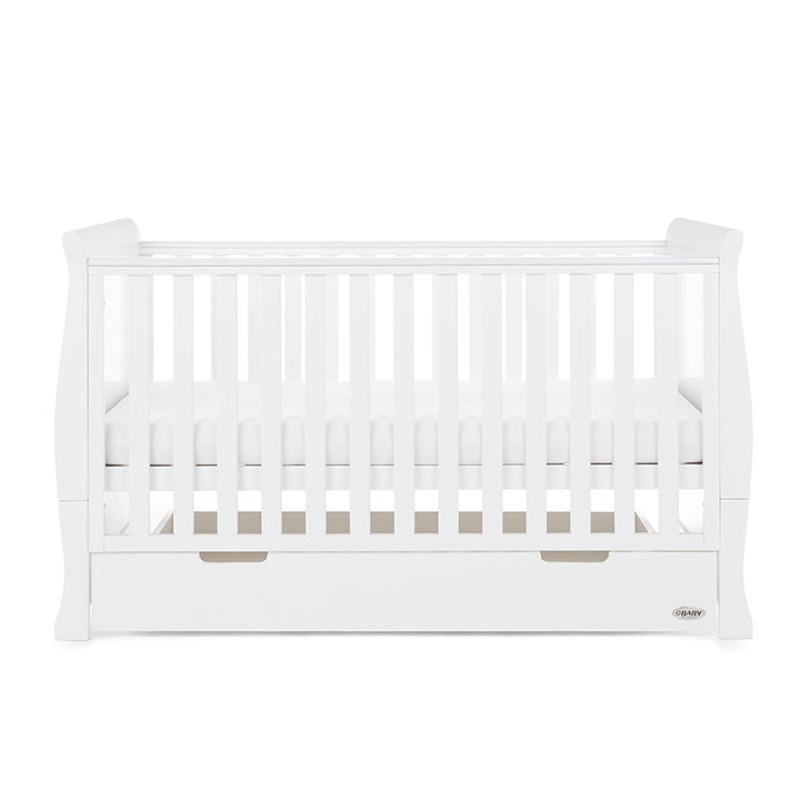 Obaby Stamford Classic Sleigh 7 Piece Room Set, White
